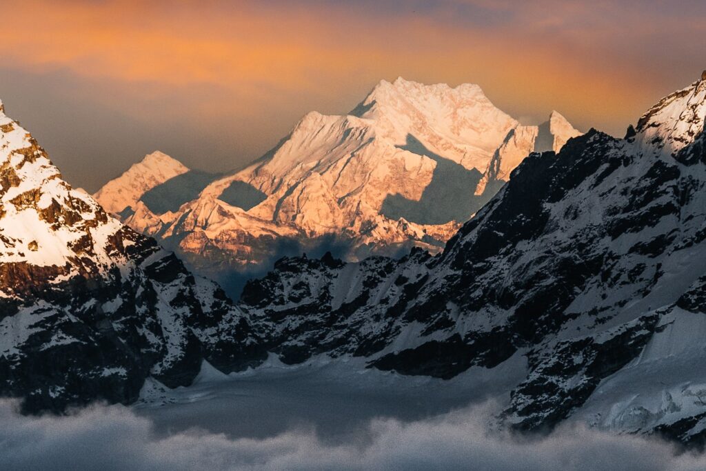 Kangchenjunga seen from Mera Peak, Nepal