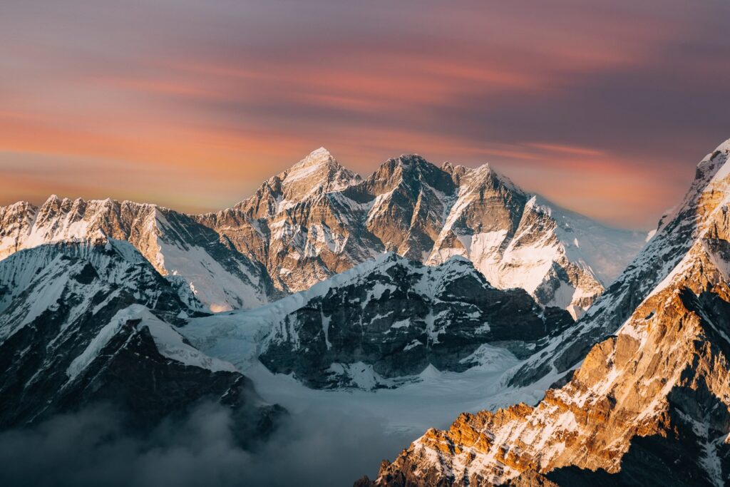 Mount Everest and Lhotse, Nepal