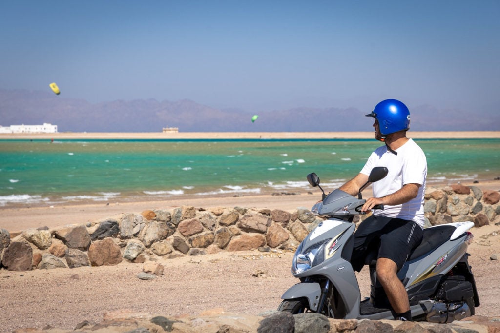 Moped in Dahab, Egypt