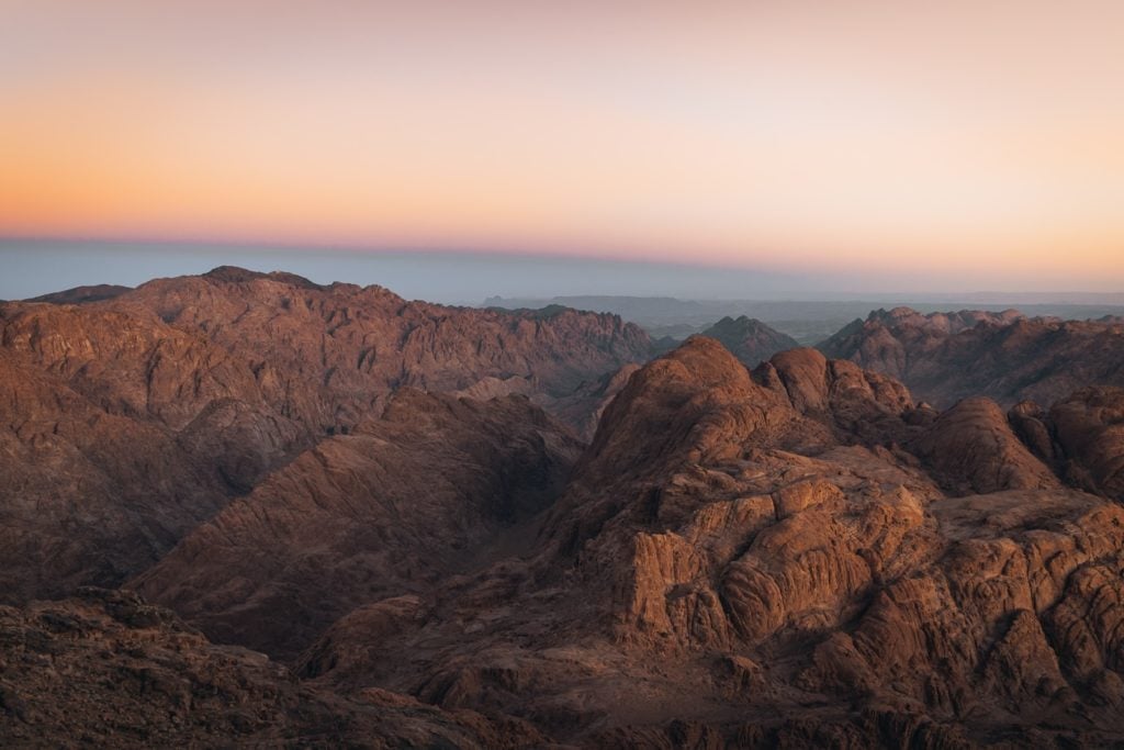 Sunrise in South Sinai, Egypt