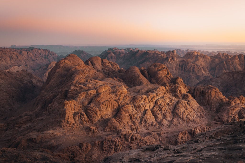 South Sinai Mountains at sunrise