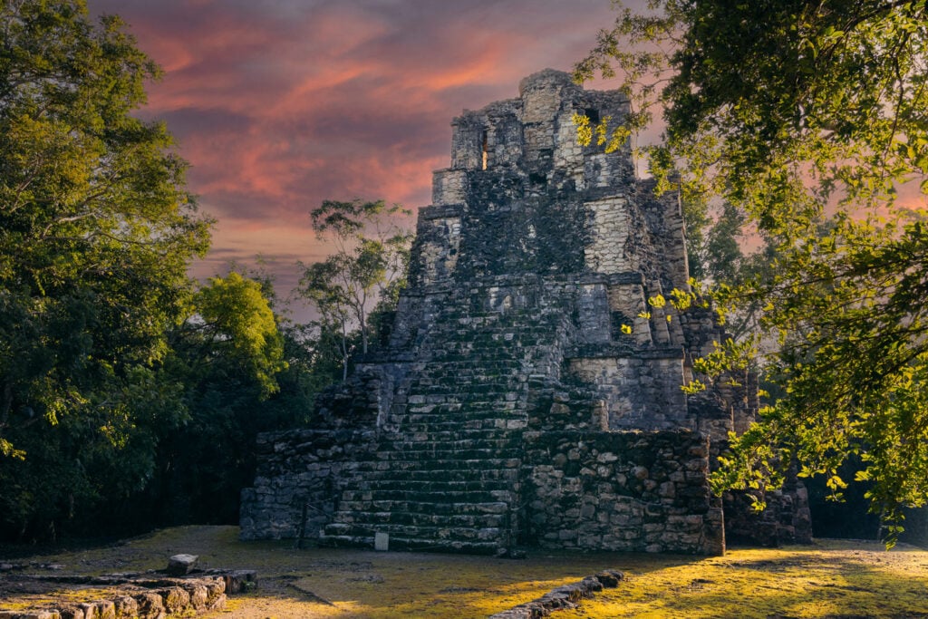 Muyil Ruins Near Tulum, Mexico