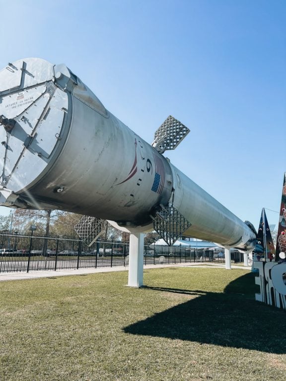 Retired SpaceX Falcon 9 Rocket at NASA, Houston