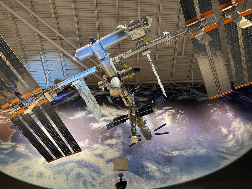International Space Station replica