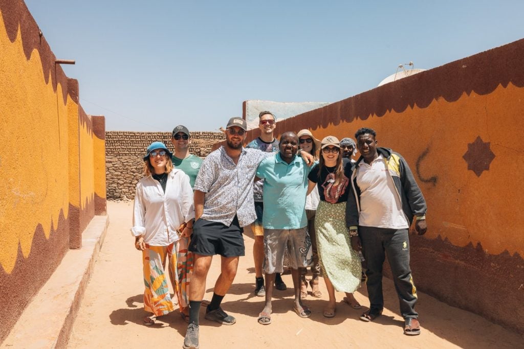 Tour Group Nubian Village in Aswan