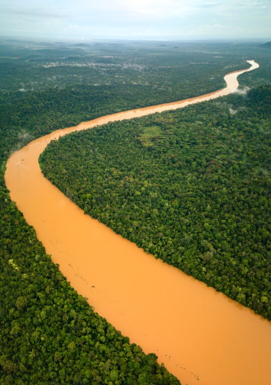 Kinabatangan River in Sabah, Borneo
