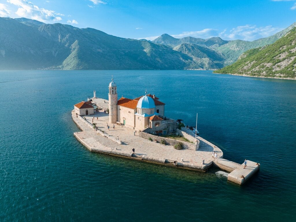 Our Lady of the Rocks Island in Kotor