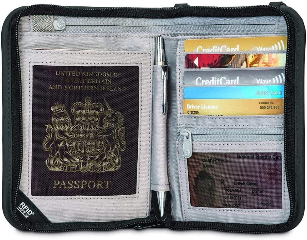 A GOOD PASSPORT WALLEET TO PACK FOR INDIA