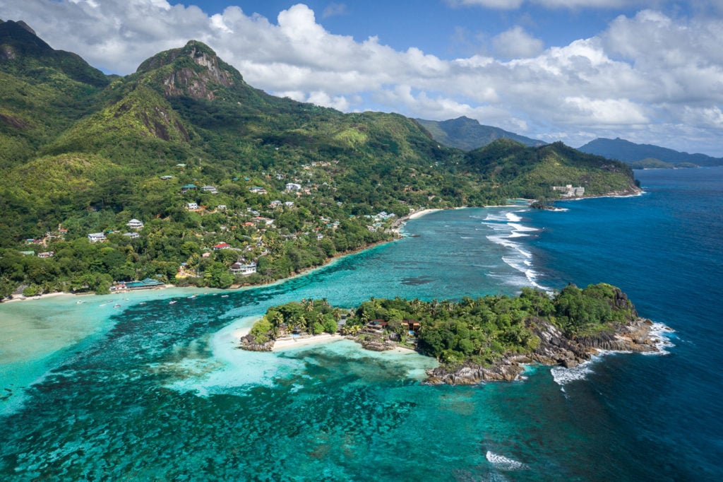 Port Glaud and L'Islette, Mahe Island, the Seychelles