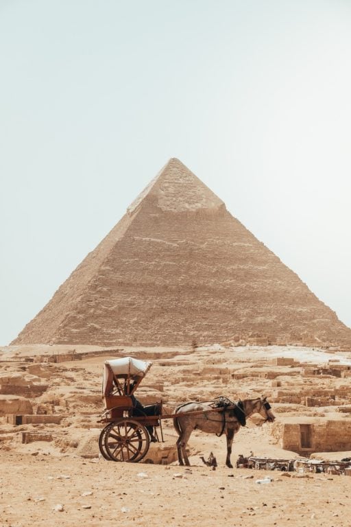 Pyramid of Kaphre in Giza