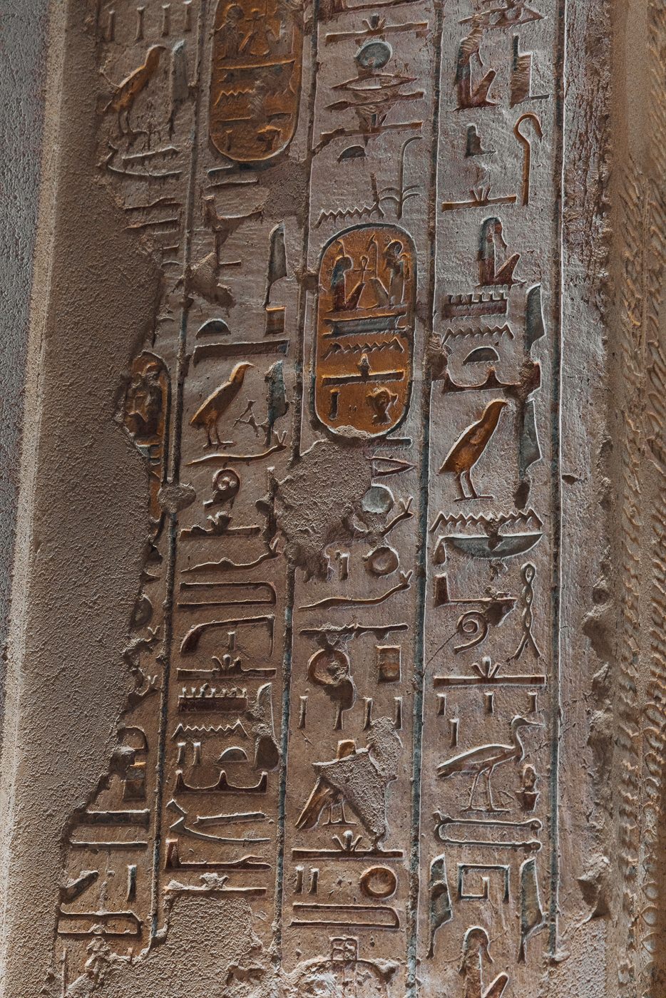 Ancient Egyptian Hieroglyphs in the Valley of the Kings