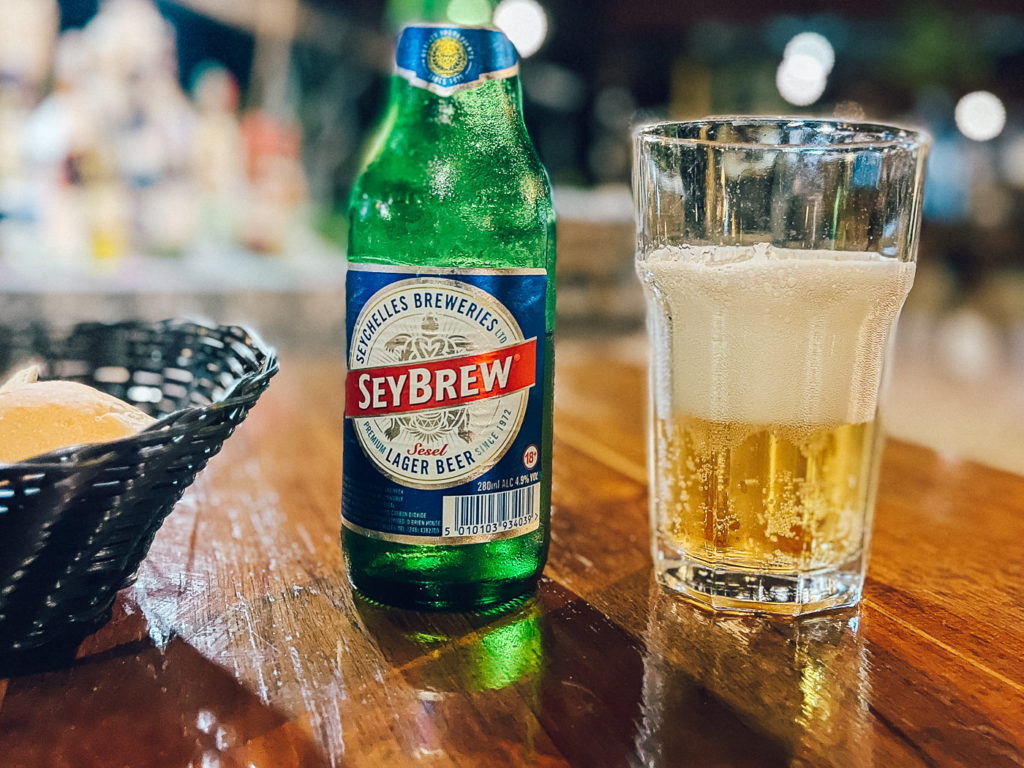 Seybrew Beer in the Seychelles