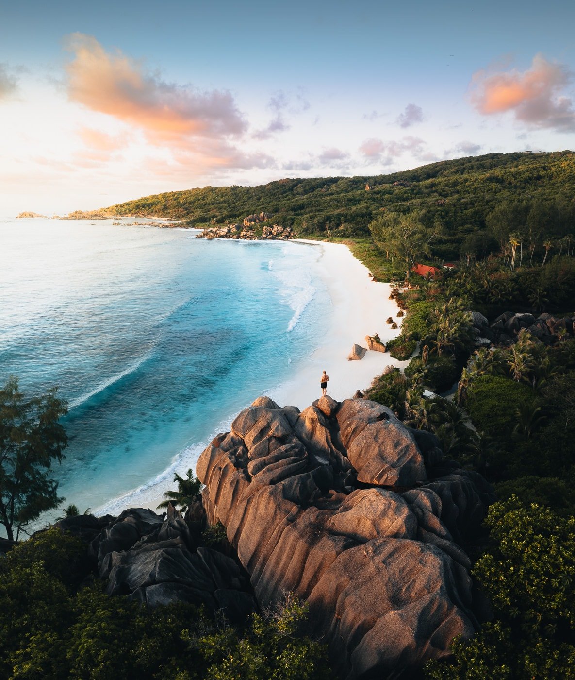 Hiking at the Seychelles beaches