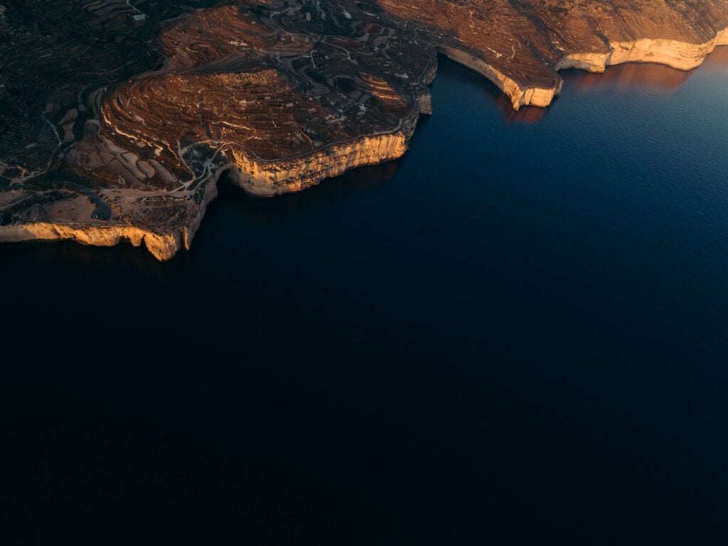 Sunset cliffs in Malta