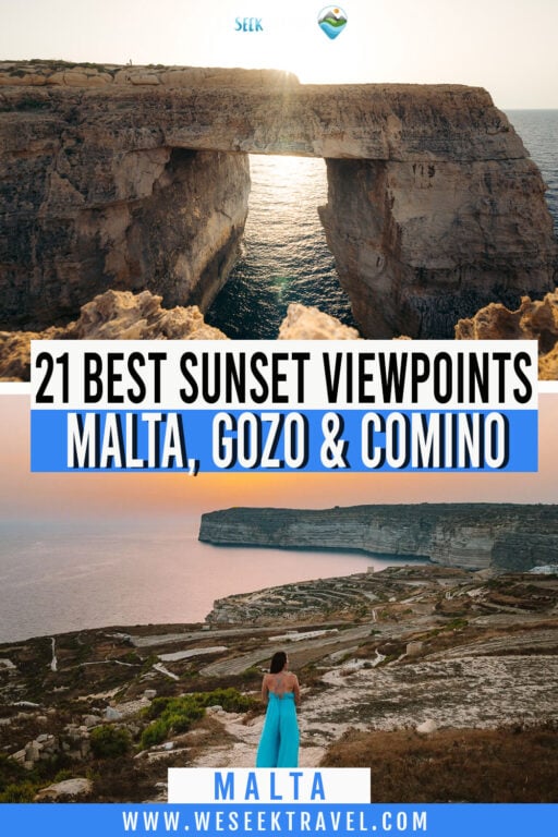 The best sunset viewpoints in Malta, Comino and Gozo