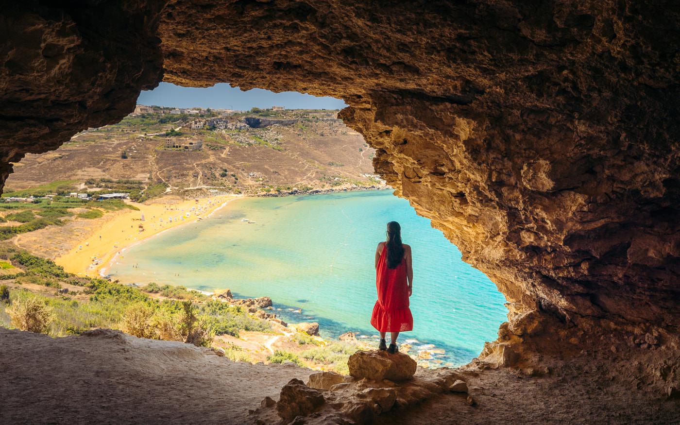 Tal Mixta Cave, Gozo, Malta