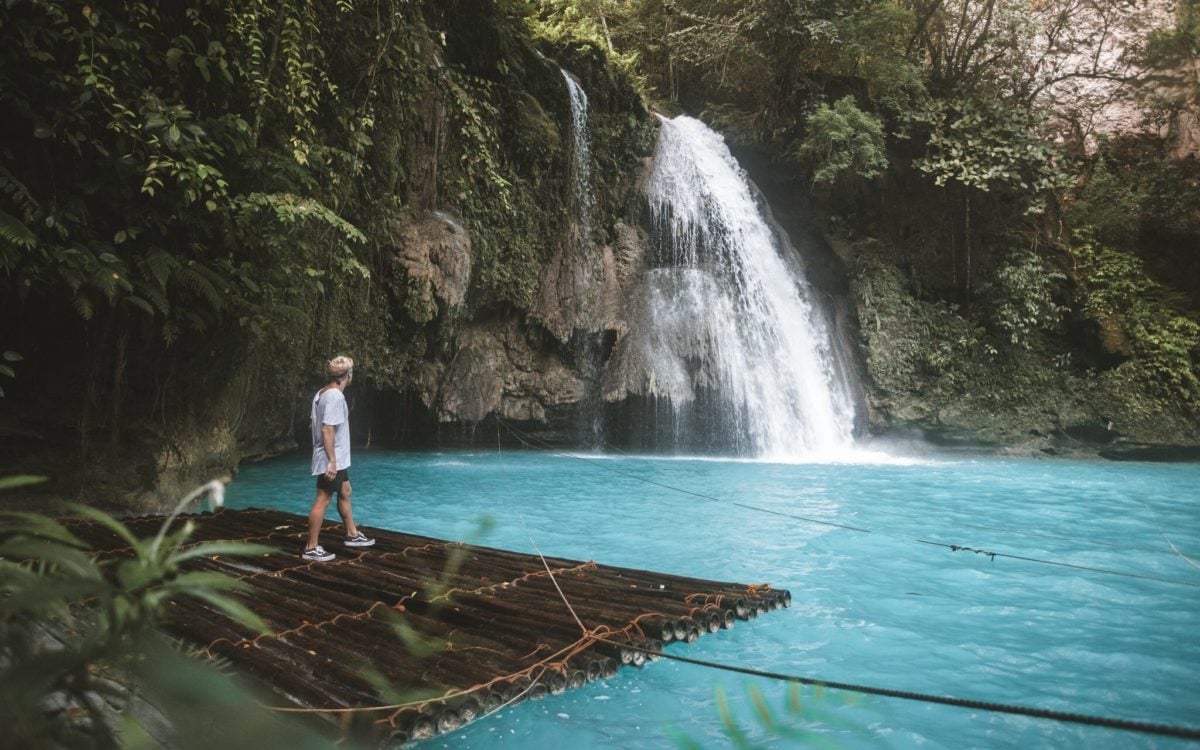 best kawasan falls levels in cebu philippines hidden waterfalls