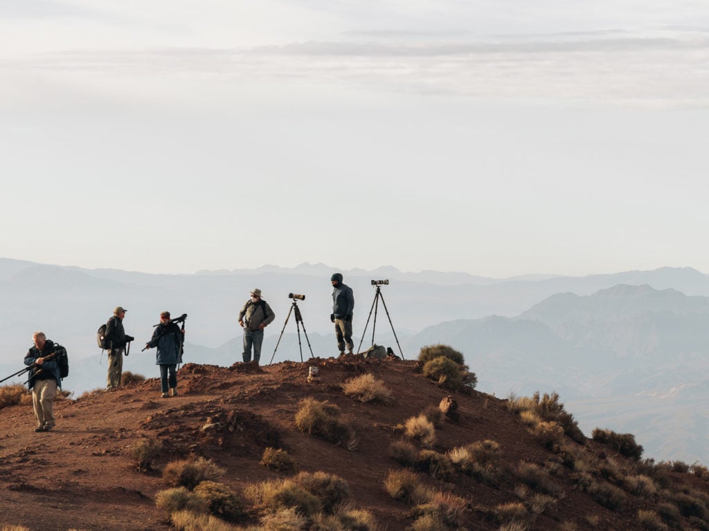 photographers in the mountains