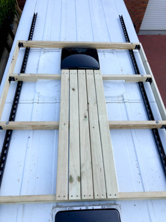 BUILDING A ROOF DECK ON A VAN