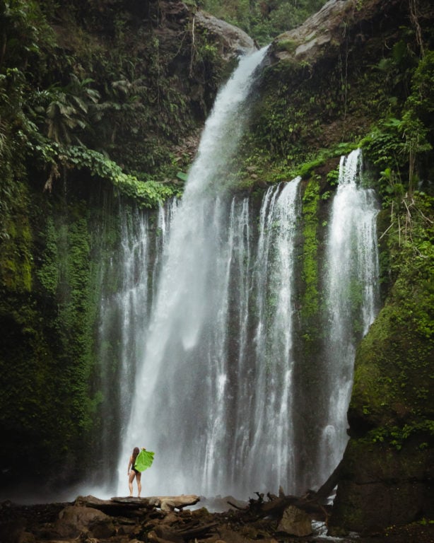 Lombok Indonesia, Tiu Kelep Waterfall