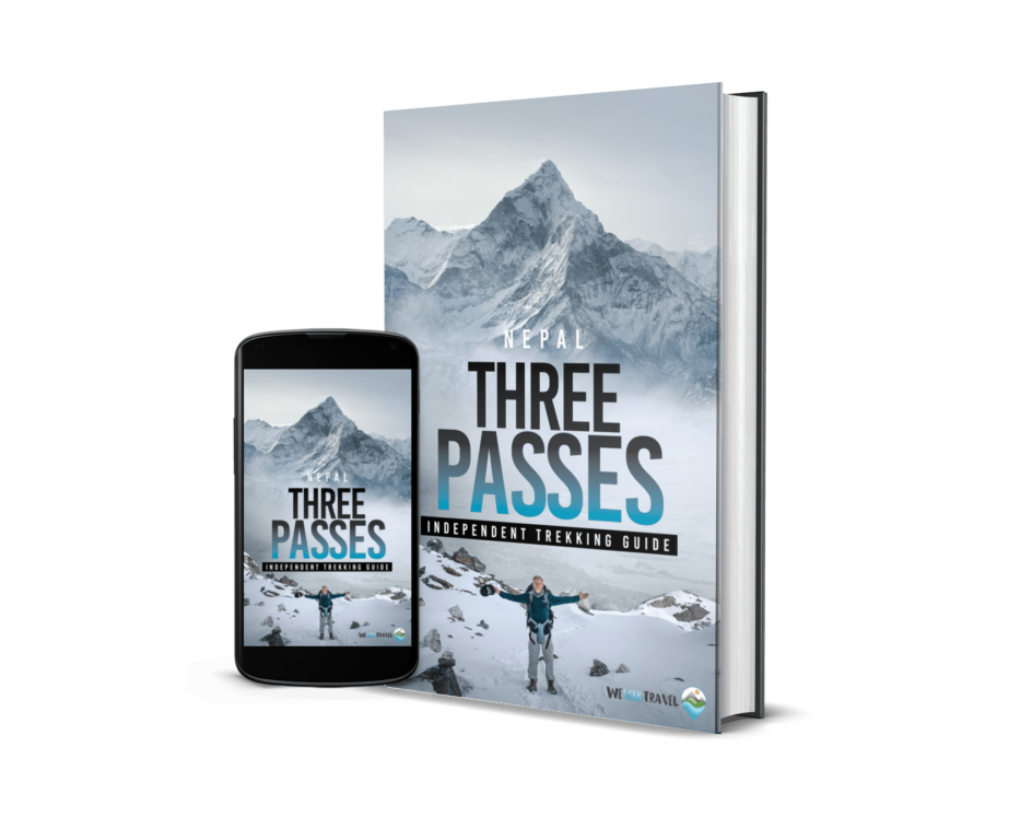 Three Passes guide book by Olly Gaspar